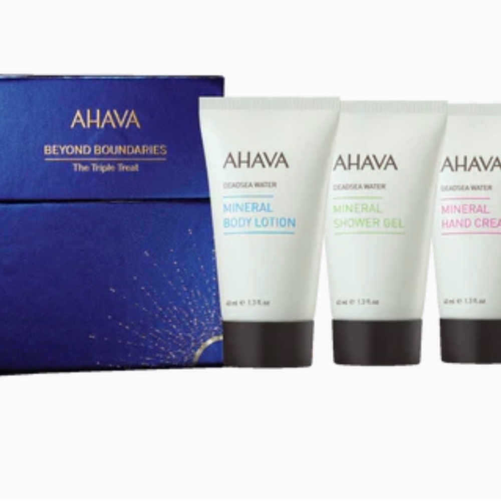AHAVA Beyond Boundaries Triple Treat - Hand Cream, Body Lotion, Shower Gel Set - Picture 3 of 8